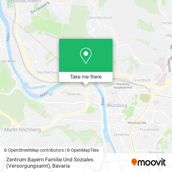 Карта Zentrum Bayern Familie Und Soziales (Versorgungsamt)