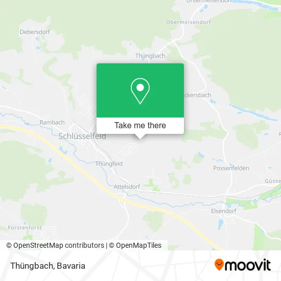 Карта Thüngbach