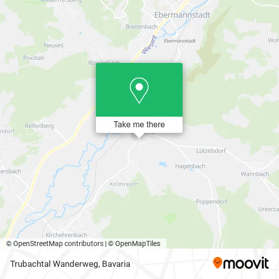 Карта Trubachtal Wanderweg