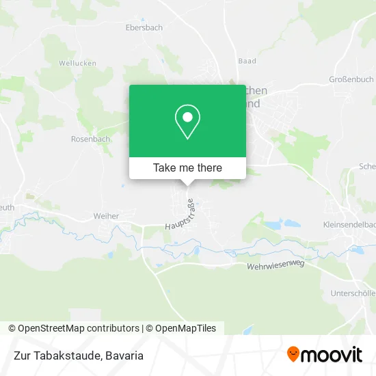 Карта Zur Tabakstaude