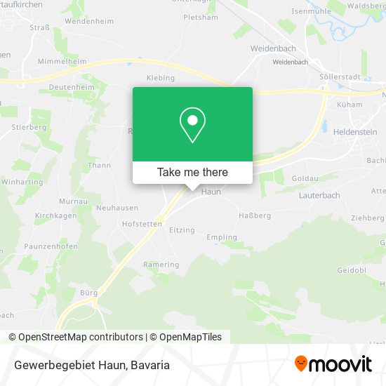 Gewerbegebiet Haun map