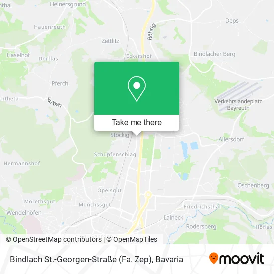 Карта Bindlach St.-Georgen-Straße (Fa. Zep)