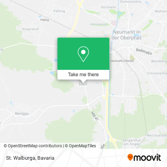 Карта St. Walburga