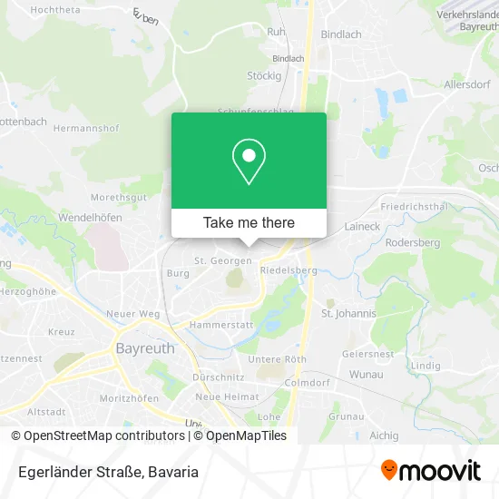 Карта Egerländer Straße