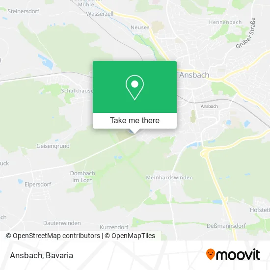 Карта Ansbach