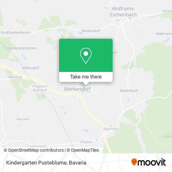 Kindergarten Pusteblume map