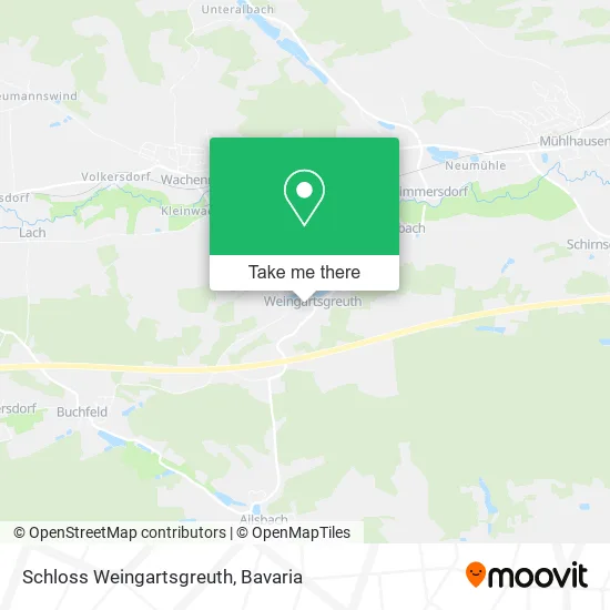 Карта Schloss Weingartsgreuth