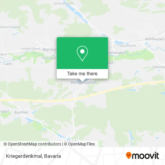 Карта Kriegerdenkmal