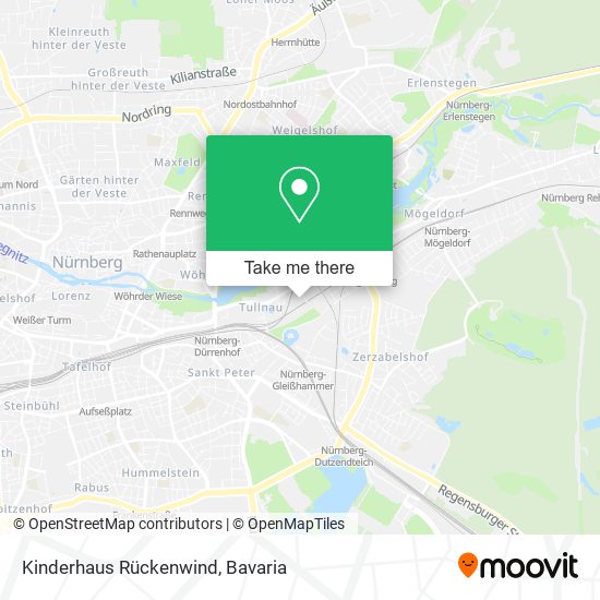 Kinderhaus Rückenwind map