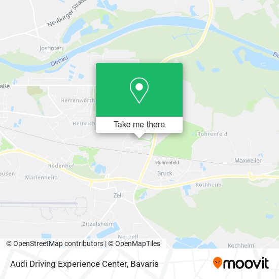 Audi Driving Experience Center map