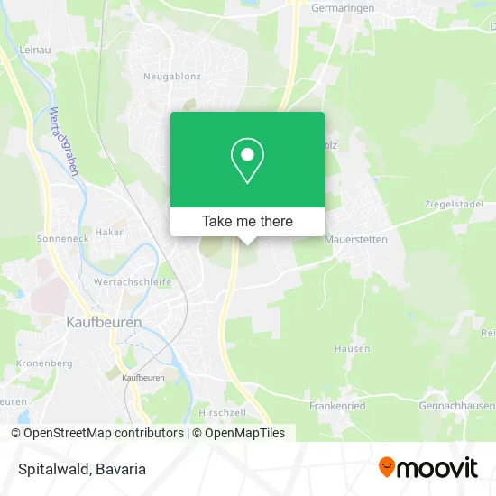 Карта Spitalwald