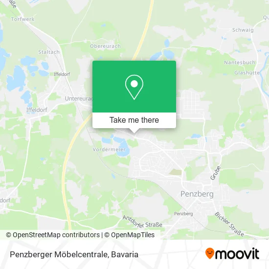 Карта Penzberger Möbelcentrale