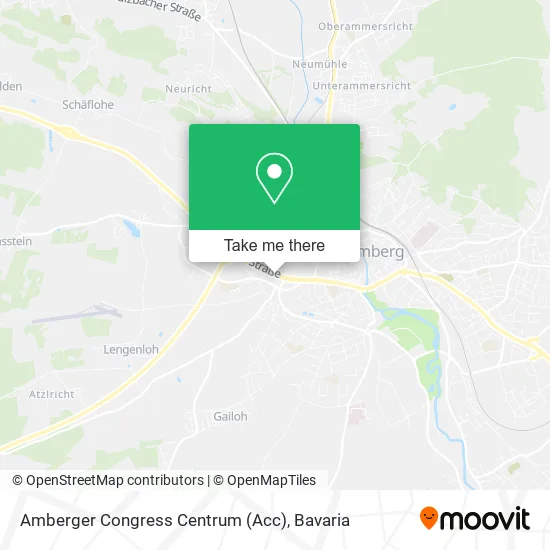 Карта Amberger Congress Centrum (Acc)
