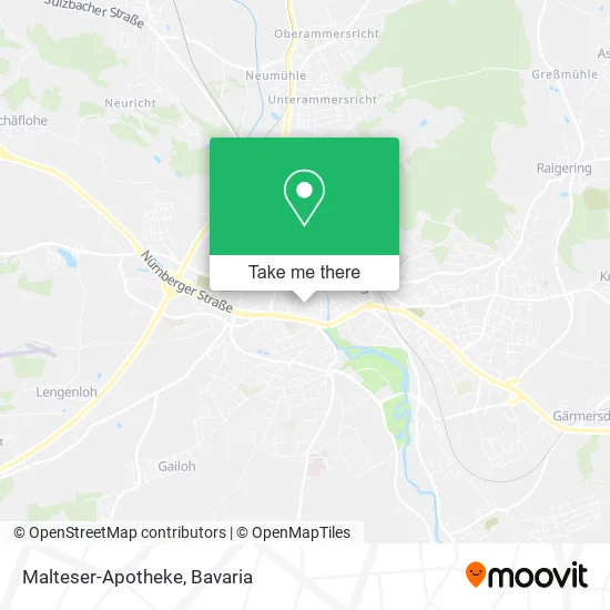Карта Malteser-Apotheke