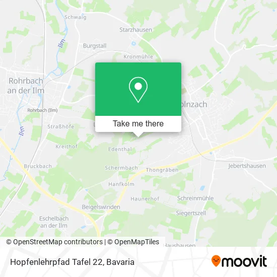 Карта Hopfenlehrpfad Tafel 22