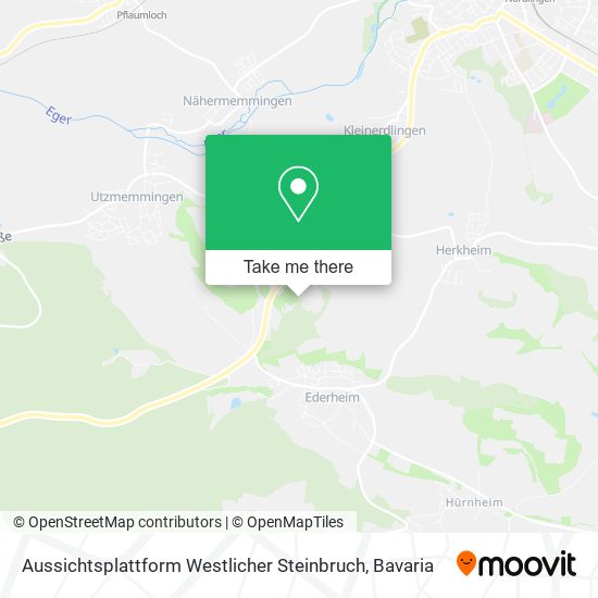 Aussichtsplattform Westlicher Steinbruch map