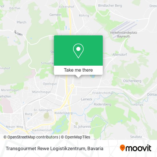 Transgourmet Rewe Logistikzentrum map