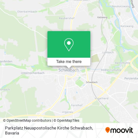 Parkplatz Neuapostolische Kirche Schwabach map
