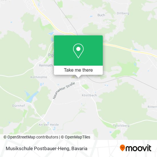 Musikschule Postbauer-Heng map