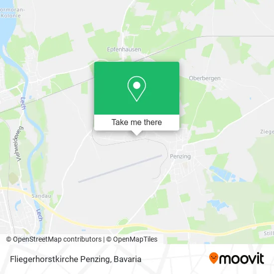 Карта Fliegerhorstkirche Penzing