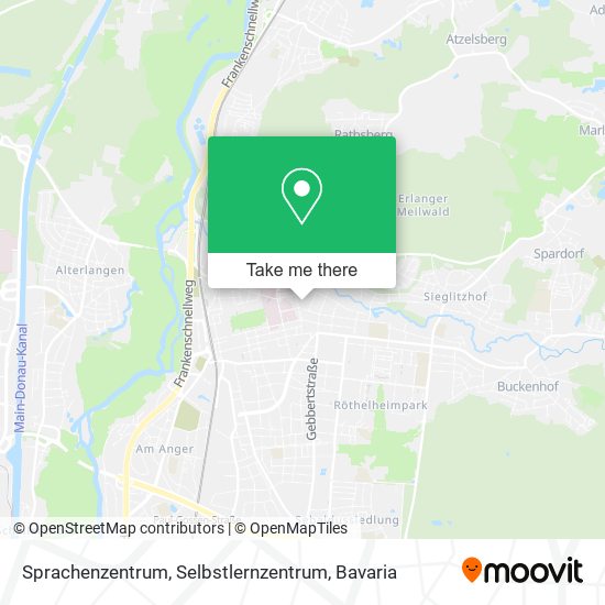 Sprachenzentrum, Selbstlernzentrum map