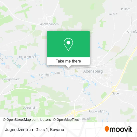 Карта Jugendzentrum Gleis 1