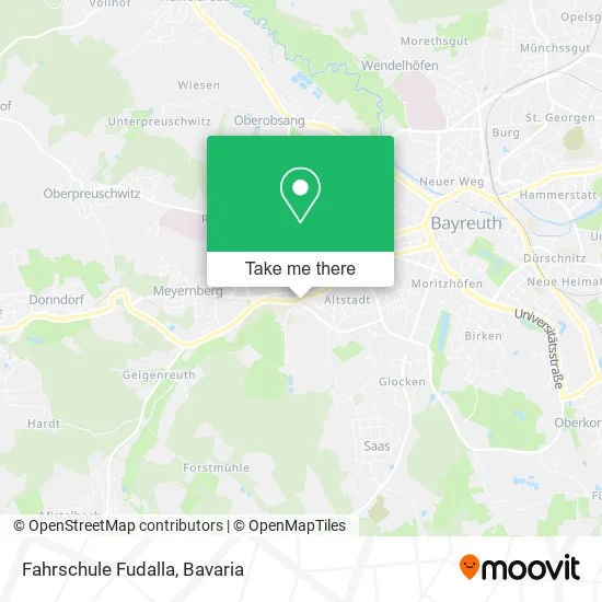 Карта Fahrschule Fudalla