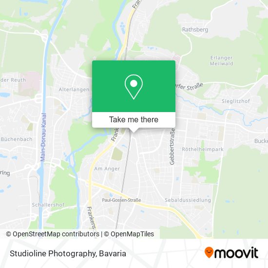 Studioline Photography map