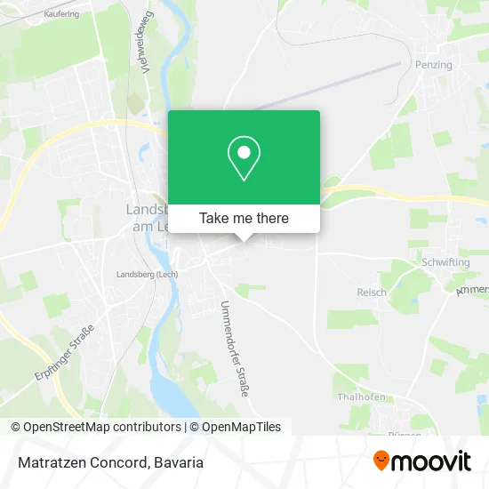 Карта Matratzen Concord