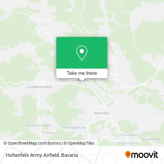 Hohenfels Army Airfield map