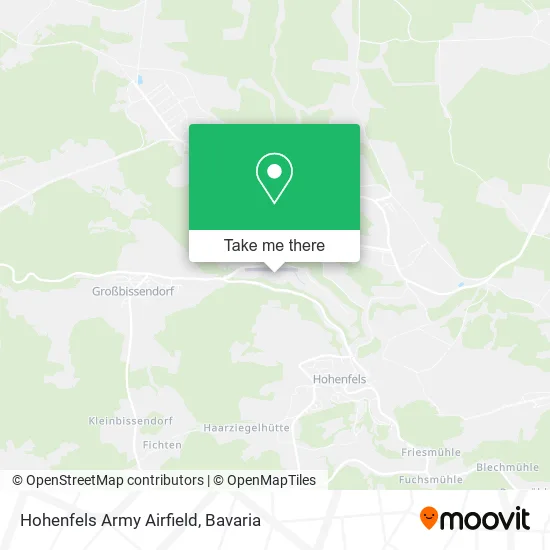 Карта Hohenfels Army Airfield