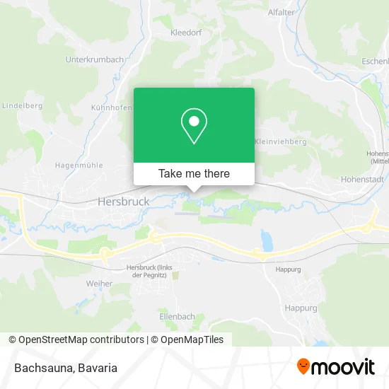 Карта Bachsauna