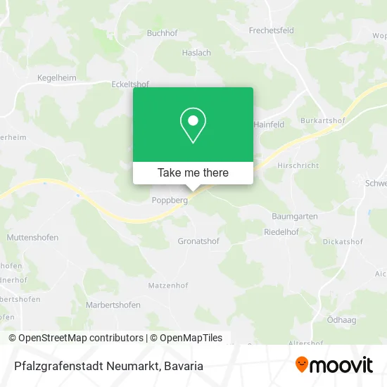 Карта Pfalzgrafenstadt Neumarkt