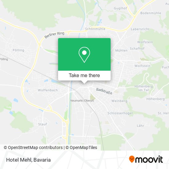 Hotel Mehl map