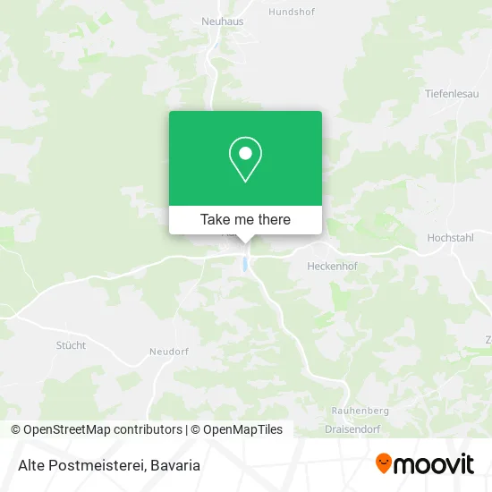 Карта Alte Postmeisterei