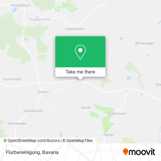 Карта Flurbereinigung