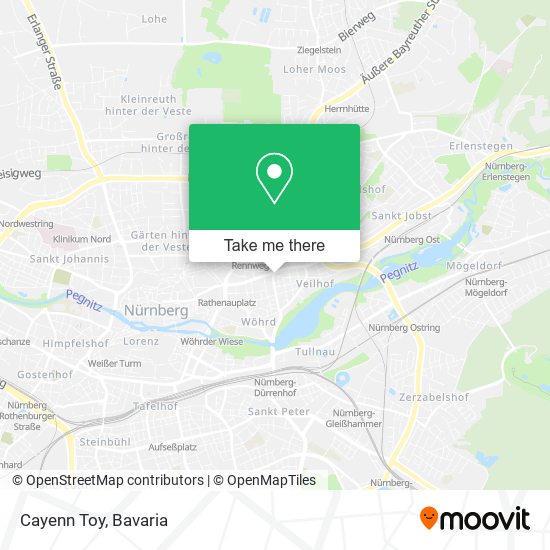 Карта Cayenn Toy