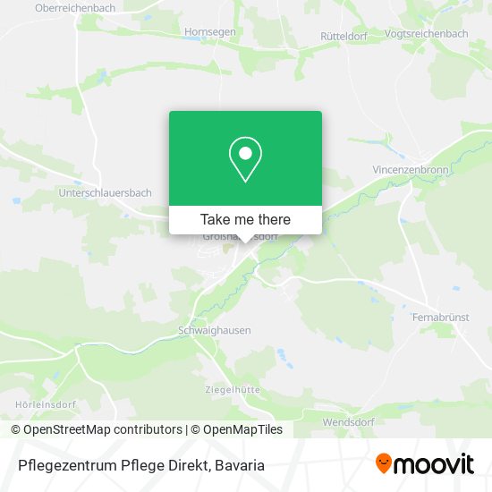 Pflegezentrum Pflege Direkt map