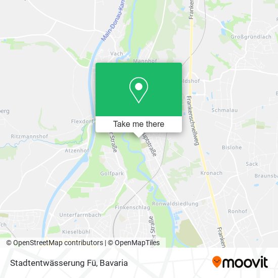Stadtentwässerung Fü map