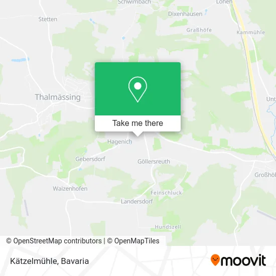 Карта Kätzelmühle