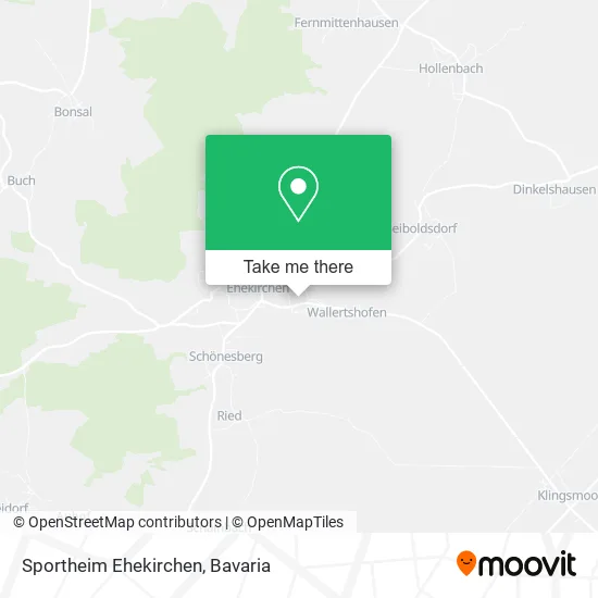 Карта Sportheim Ehekirchen
