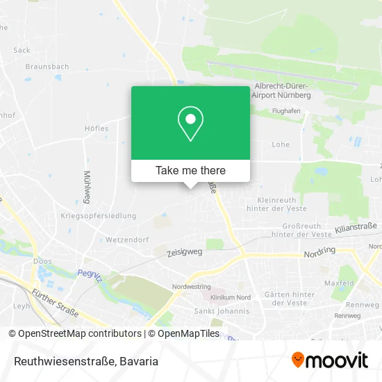 Карта Reuthwiesenstraße