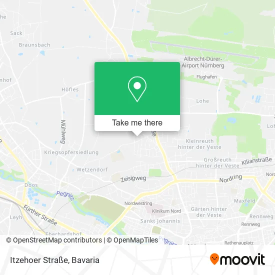 Карта Itzehoer Straße