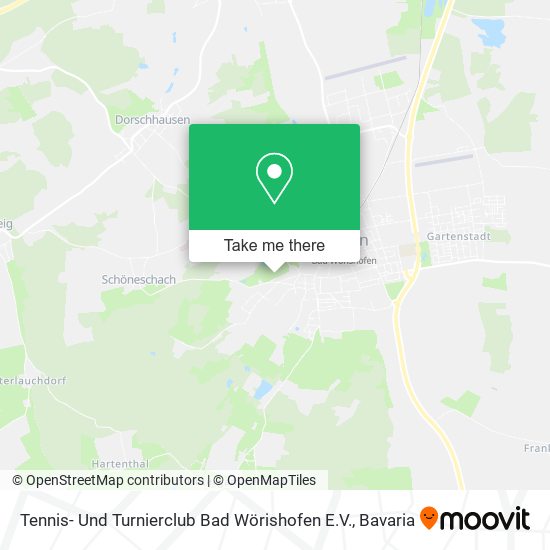 Tennis- Und Turnierclub Bad Wörishofen E.V. map