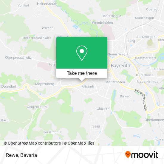 Rewe map