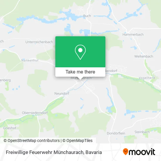 Карта Freiwillige Feuerwehr Münchaurach