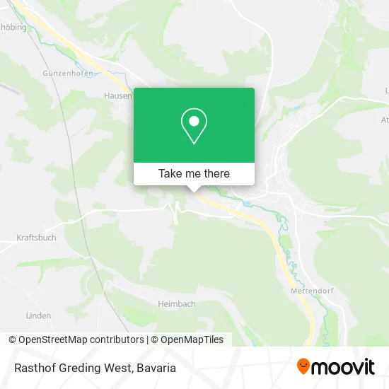 Карта Rasthof Greding West