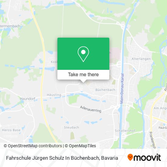 Fahrschule Jürgen Schulz In Büchenbach map