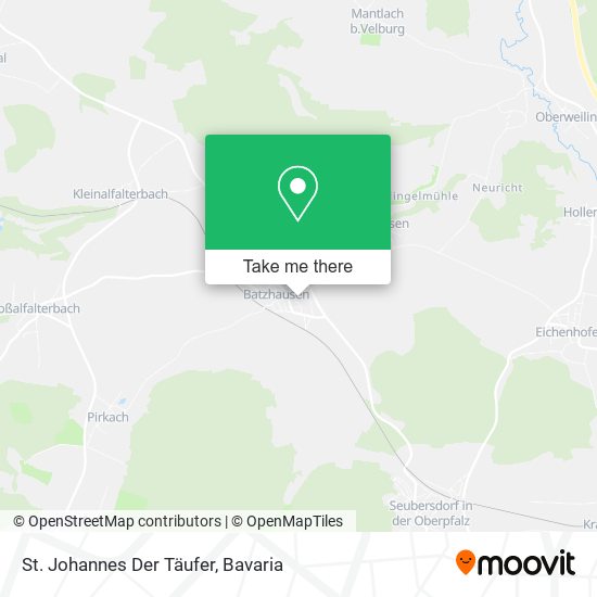 St. Johannes Der Täufer map