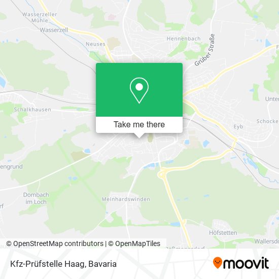 Kfz-Prüfstelle Haag map